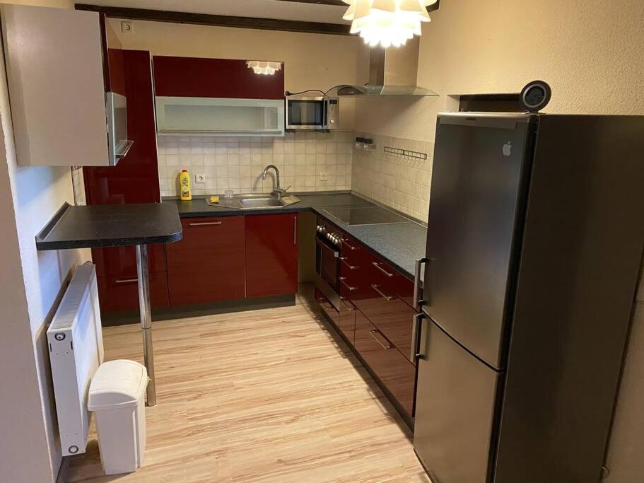 Schicke Wohnung Im Grunen Dreiheide Luaran gambar